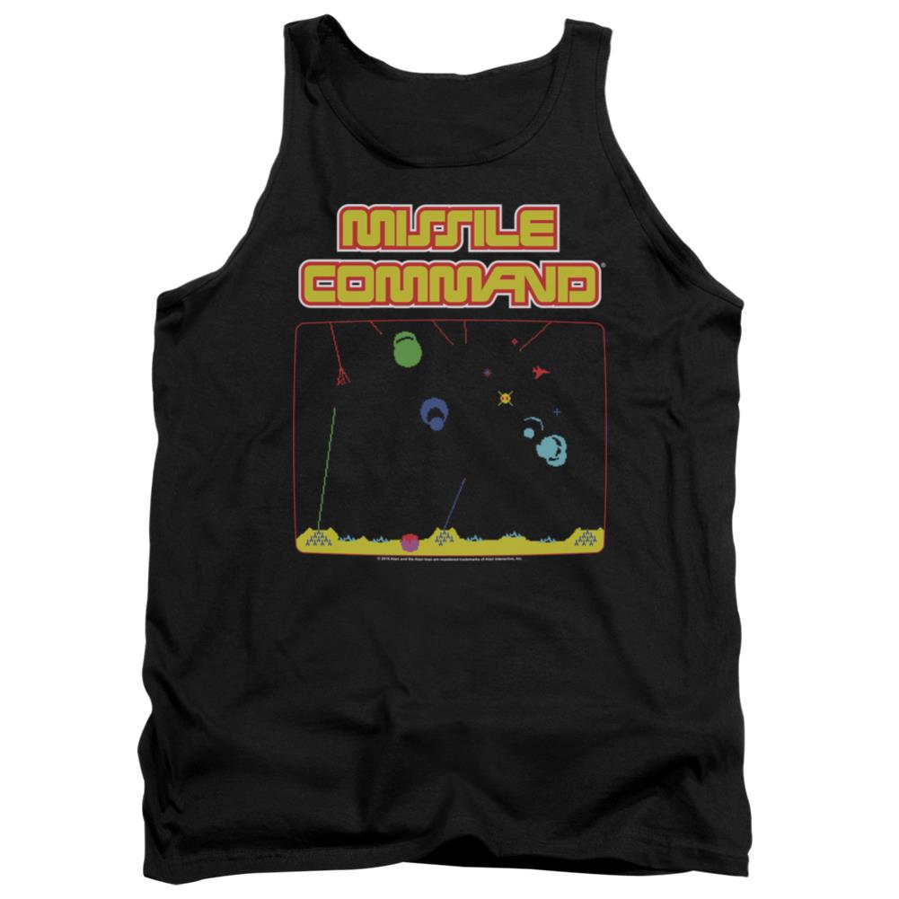 Atari Missle Screen Men's 18/1 Cotton Tank Top