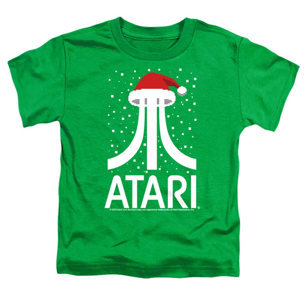 Atari Pixel Santa Hat Toddler 18/1 Cotton Short-Sleeve T-Shirt