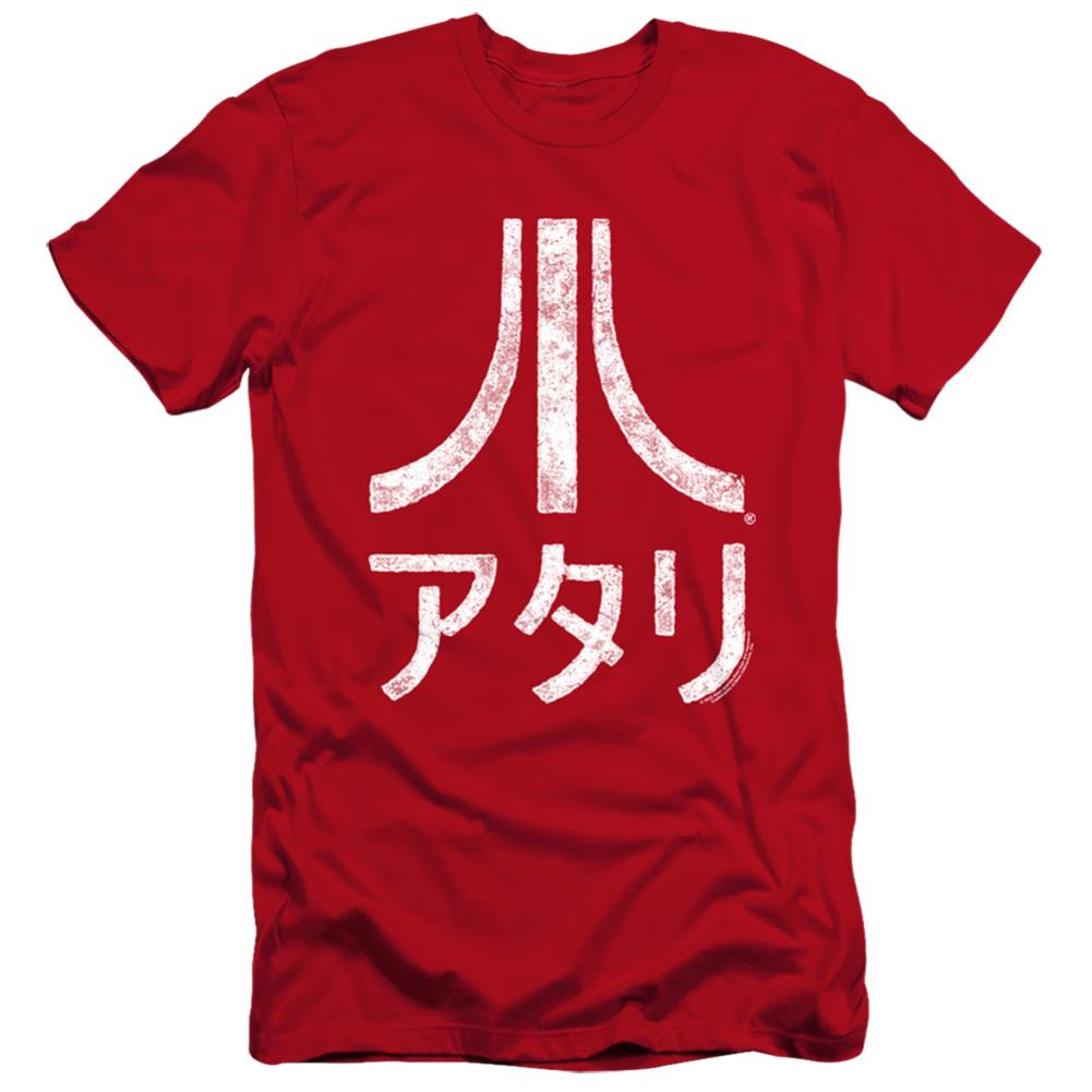 Atari Rough Kanji Men's Ultra-Soft 30/1 Cotton Slim Short-Sleeve T-Shirt