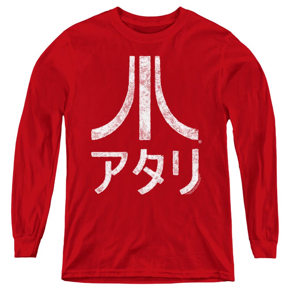 Atari Rough Kanji Youth Long-Sleeve T-Shirt
