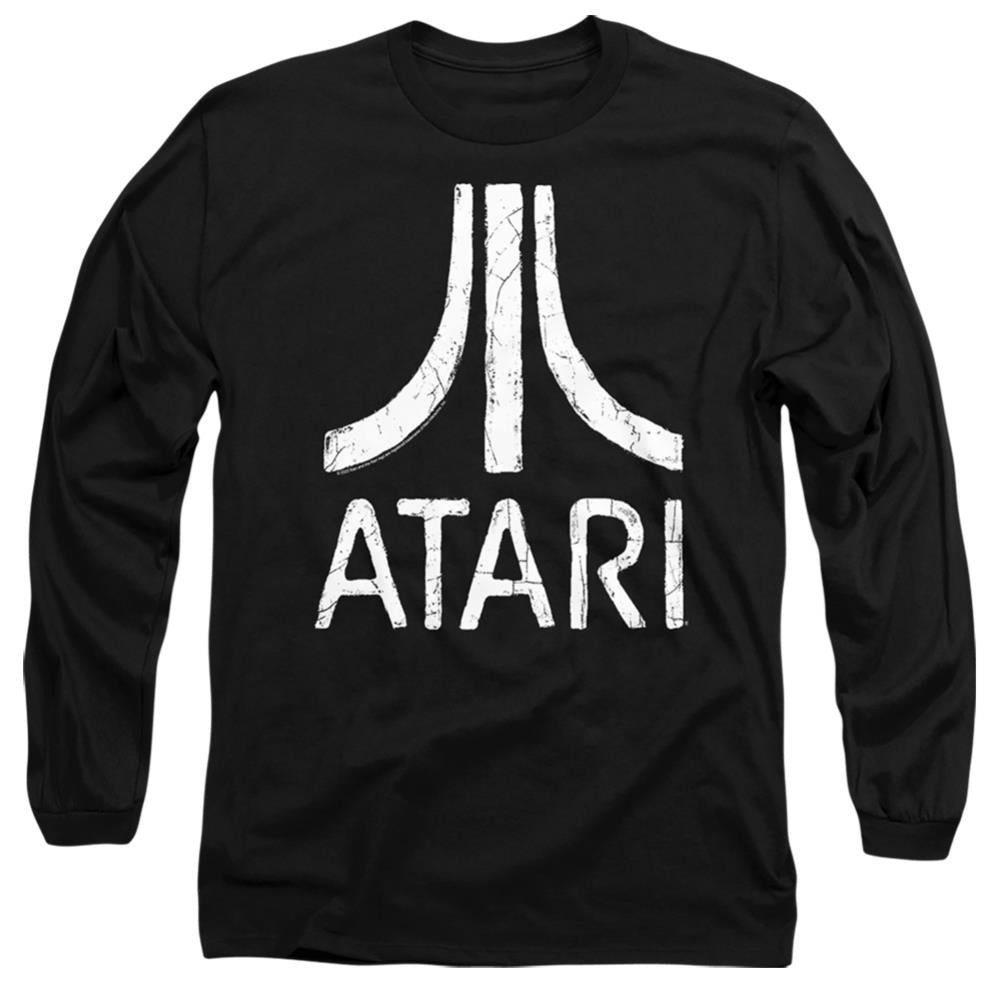 Atari Rough Logo Men's 18/1 Cotton Long-Sleeve T-Shirt