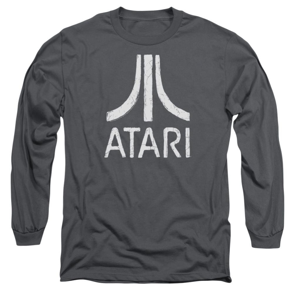 Atari Rough Logo Men's 18/1 Cotton Long-Sleeve T-Shirt