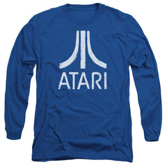 Atari Rough Logo Men's 18/1 Cotton Long-Sleeve T-Shirt