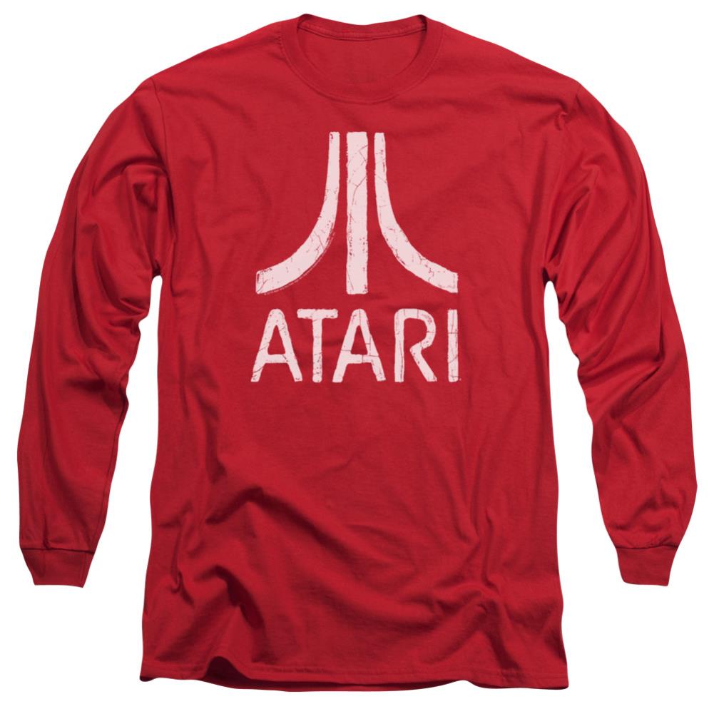 Atari Rough Logo Men's 18/1 Cotton Long-Sleeve T-Shirt