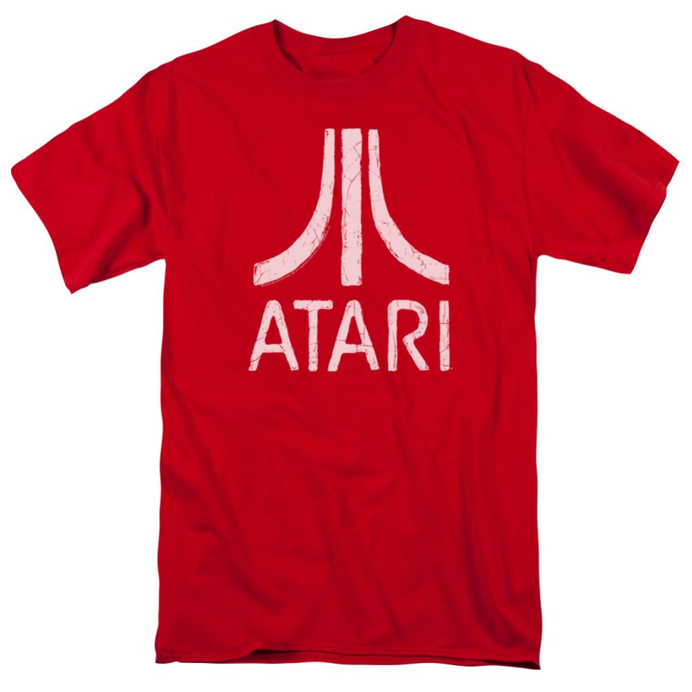 Atari Rough Logo Men's 18/1 Cotton Short-Sleeve T-Shirt