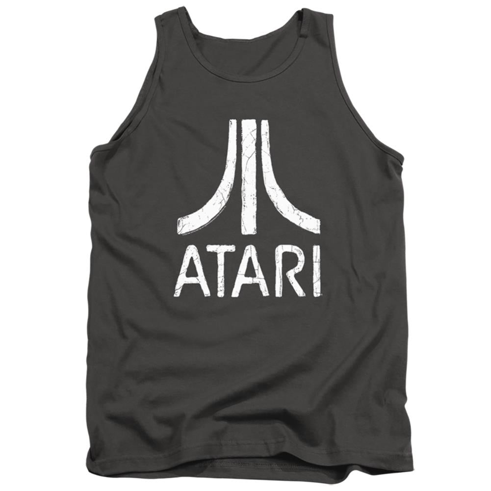 Atari Rough Logo Men's 18/1 Cotton Tank Top