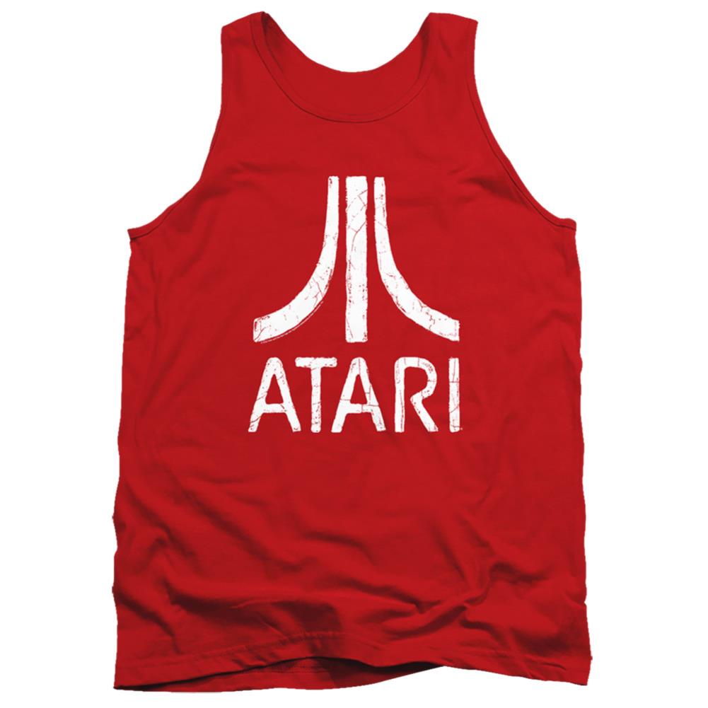 Atari Rough Logo Men's 18/1 Cotton Tank Top