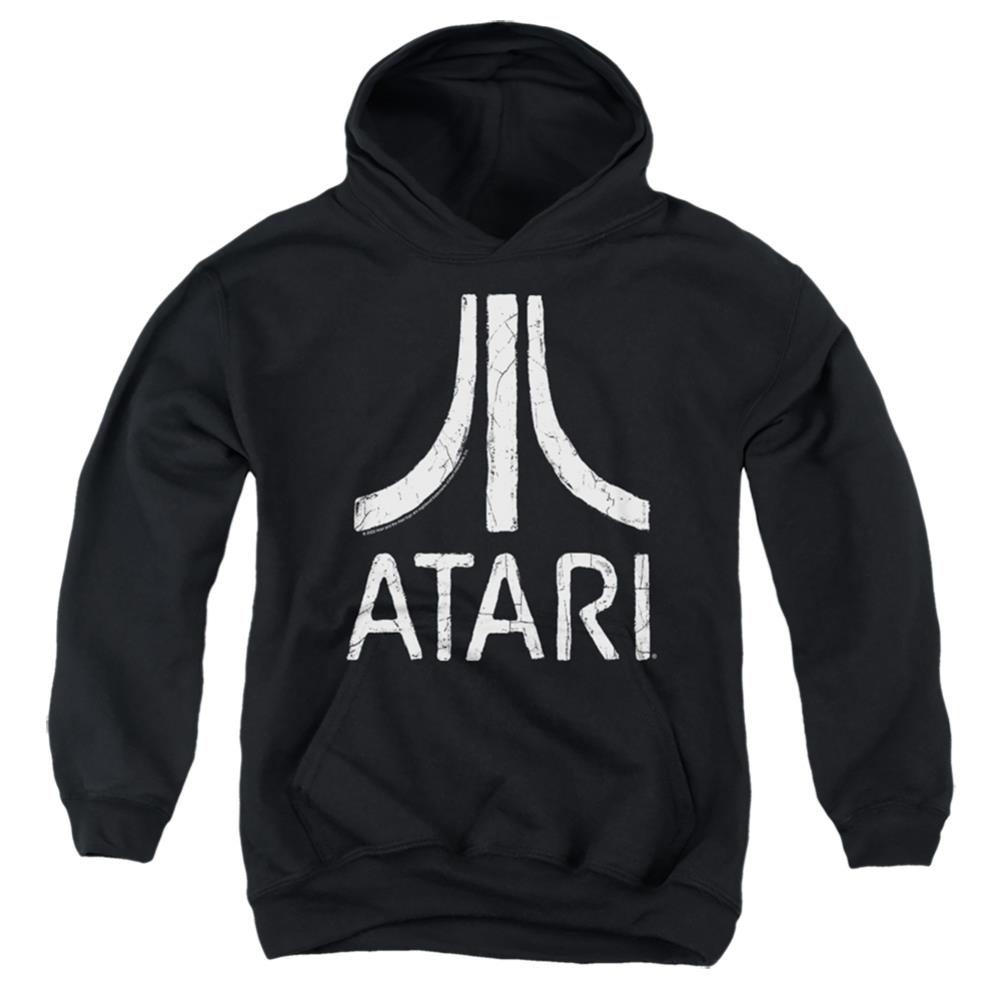 Atari Rough Logo Youth Cotton Poly Pull-Over Hoodie