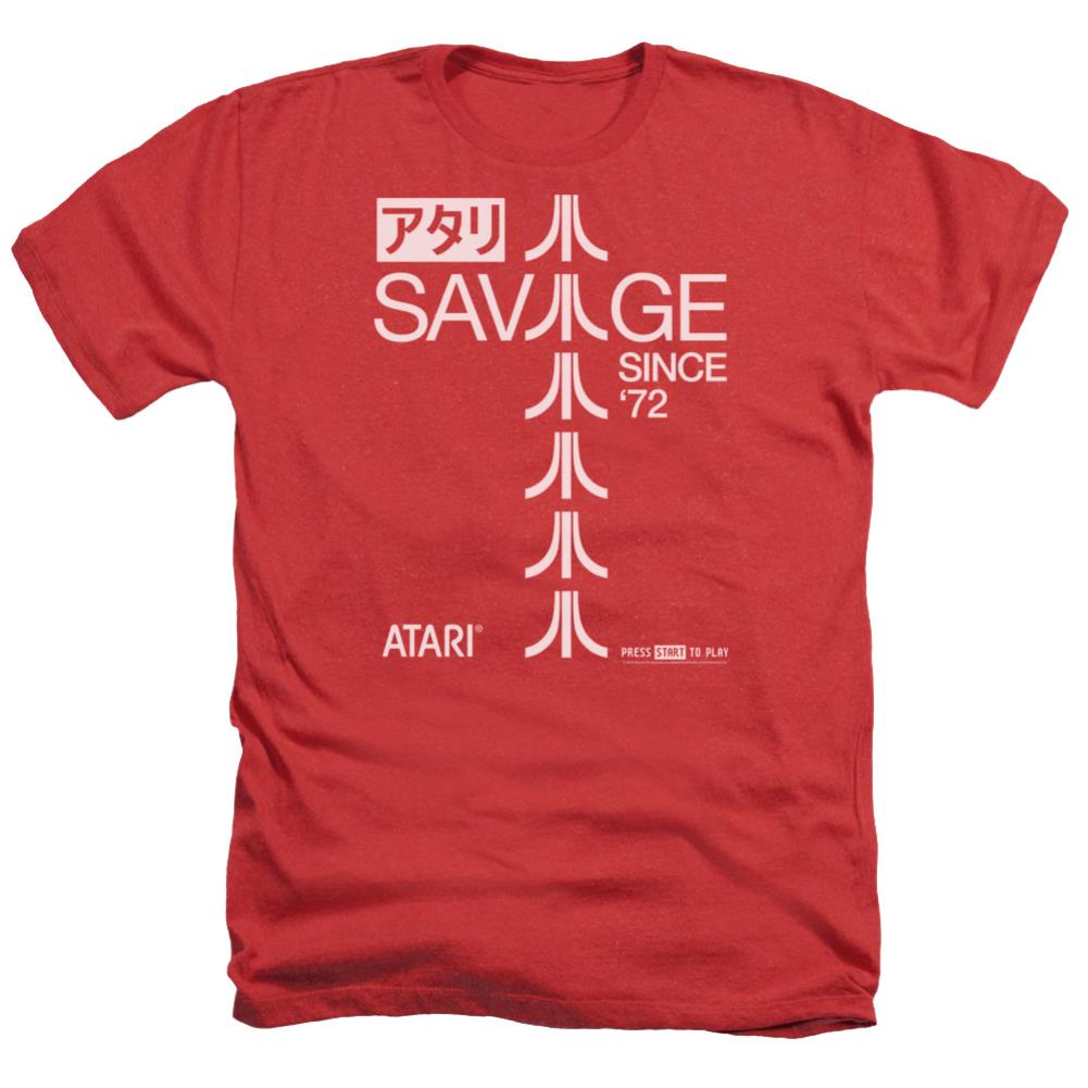 Atari Savage 72 Men's 30/1 Heather 60 40 Poly Short-Sleeve T-Shirt