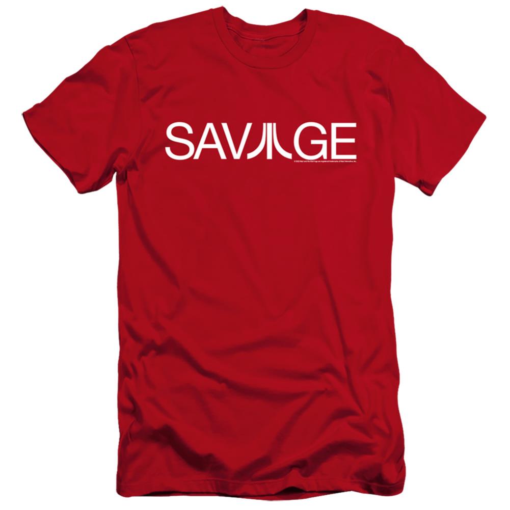 Atari Savage Men's Ultra-Soft 30/1 Cotton Slim Short-Sleeve T-Shirt