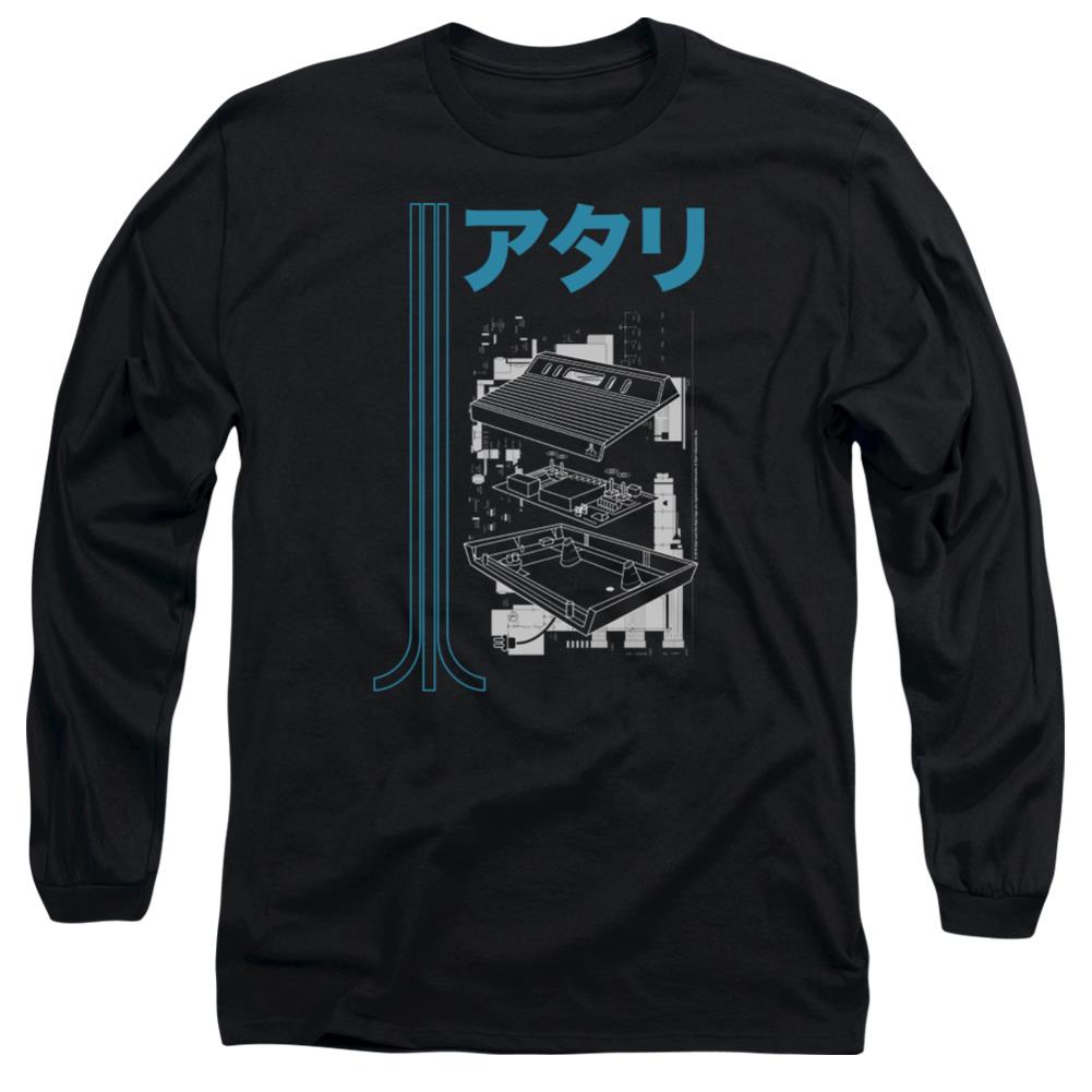 Atari Schematic Men's 18/1 Cotton Long-Sleeve T-Shirt