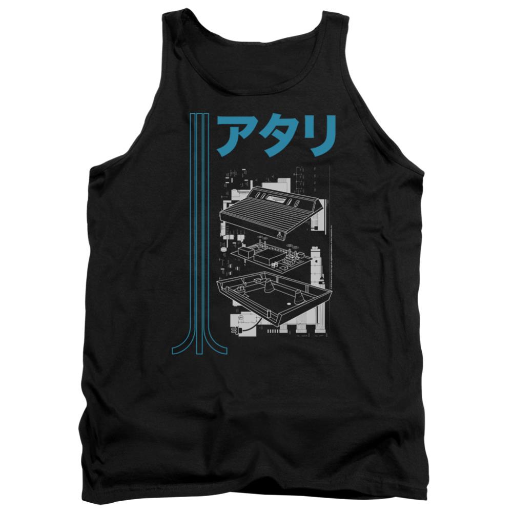 Atari Schematic Men's 18/1 Cotton Tank Top