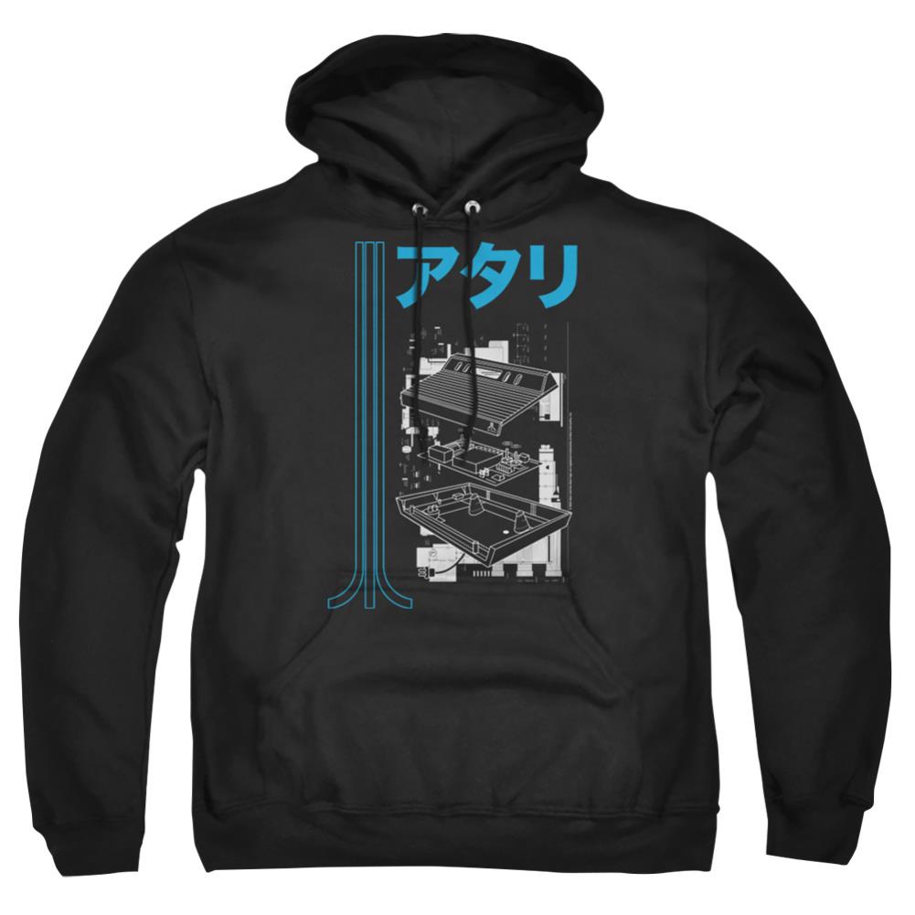 Atari Schematic Men's Pull-Over 75 25 Poly Hoodie