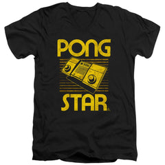 Atari Star Men's 30/1 Cotton Slim V-Neck T-Shirt