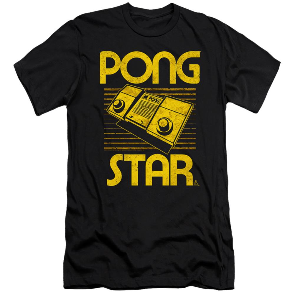 Atari Star Men's Ultra-Soft 30/1 Cotton Slim Short-Sleeve T-Shirt