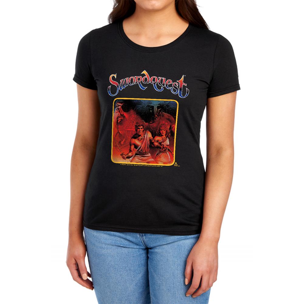 Atari Swordquest Women's 18/1 Cotton Short-Sleeve T-Shirt