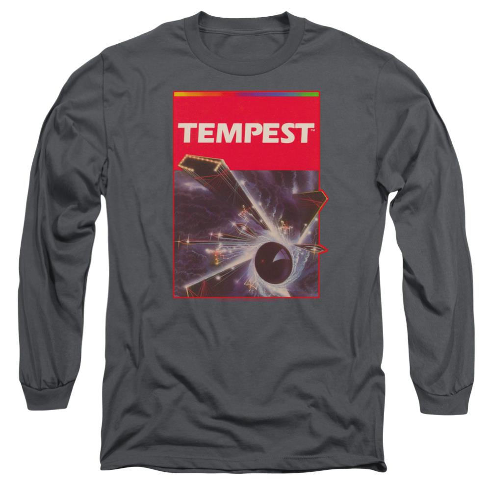 Atari Tempest Box Art Men's 18/1 Cotton Long-Sleeve T-Shirt
