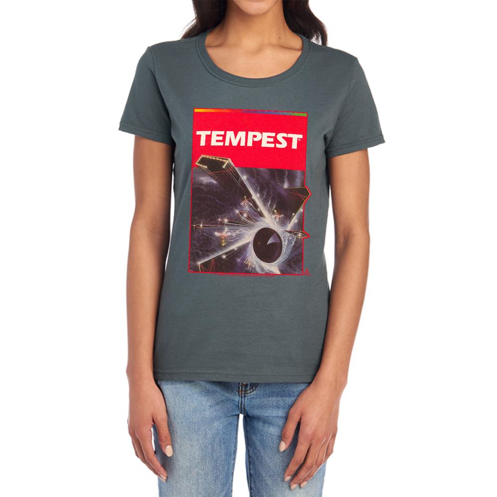 Atari Tempest Box Art Women's 18/1 Cotton Short-Sleeve T-Shirt