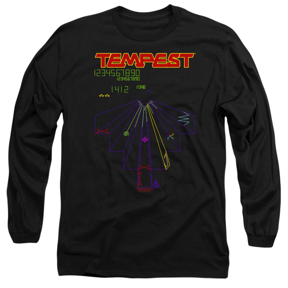 Atari Tempest Screen Men's 18/1 Cotton Long-Sleeve T-Shirt