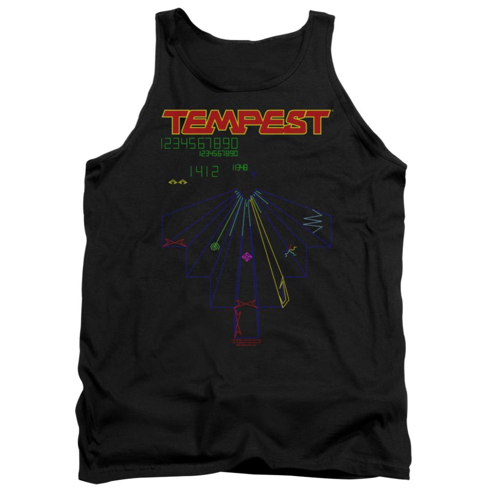 Atari Tempest Screen Men's 18/1 Cotton Tank Top