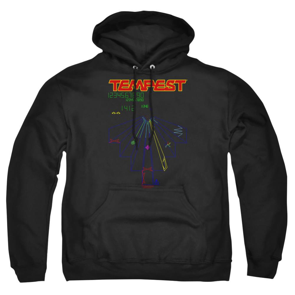 Atari Tempest Screen Men's Pull-Over 75 25 Poly Hoodie