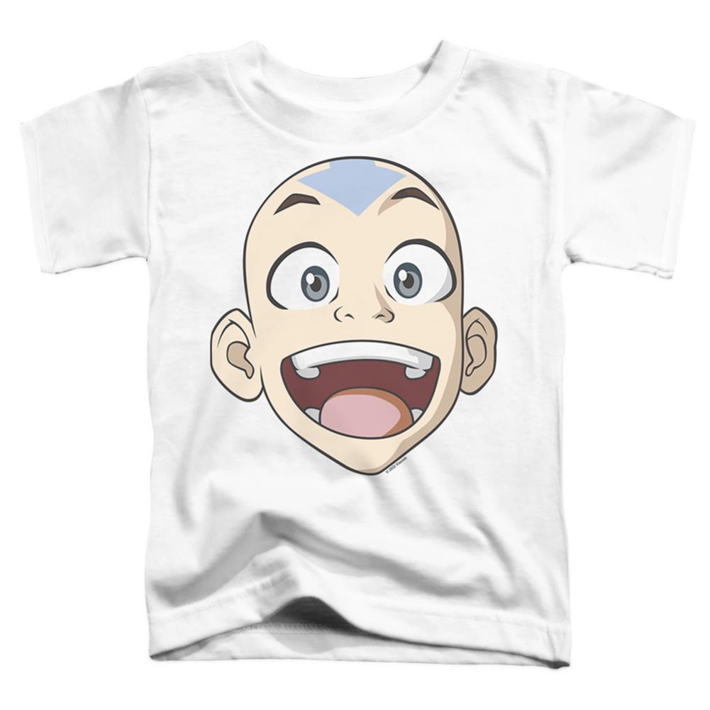 Avatar The Last Airbender Big Aang Face Toddler 18/1 Cotton Short-Sleeve T-Shirt