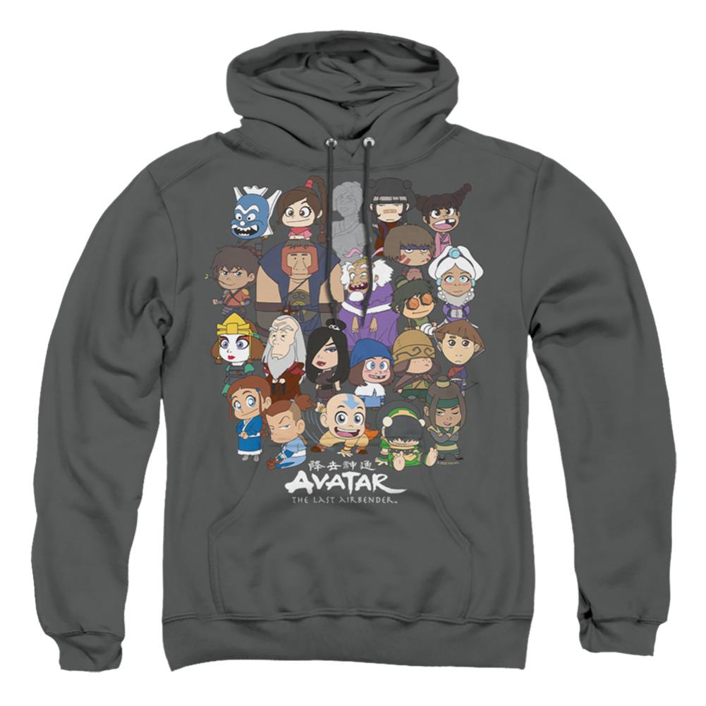 Avatar The Last Airbender Chibi Group Men's Pull-Over 75 25 Poly Hoodie