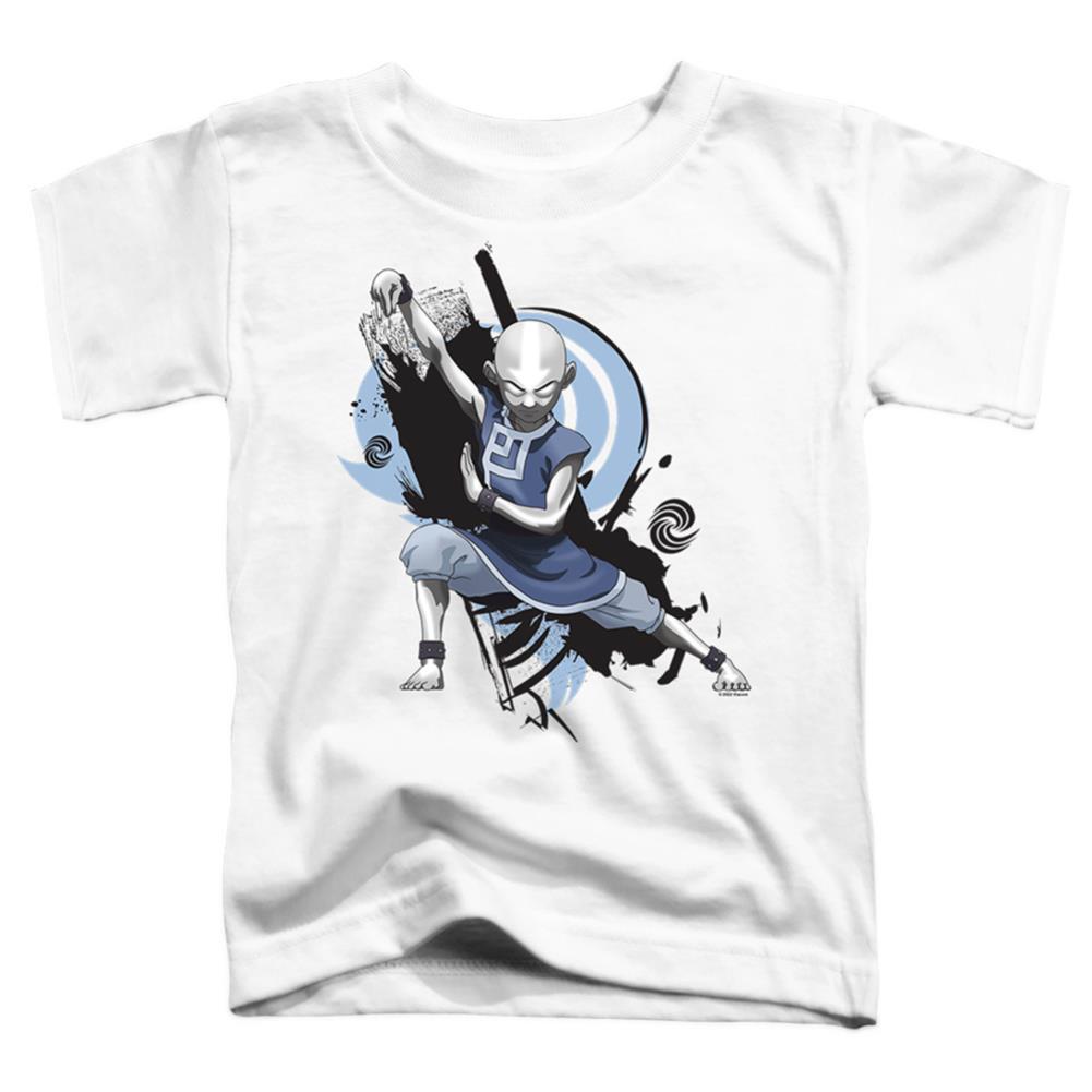 Avatar The Last Airbender Energybending Aang Toddler 18/1 Cotton Short-Sleeve T-Shirt