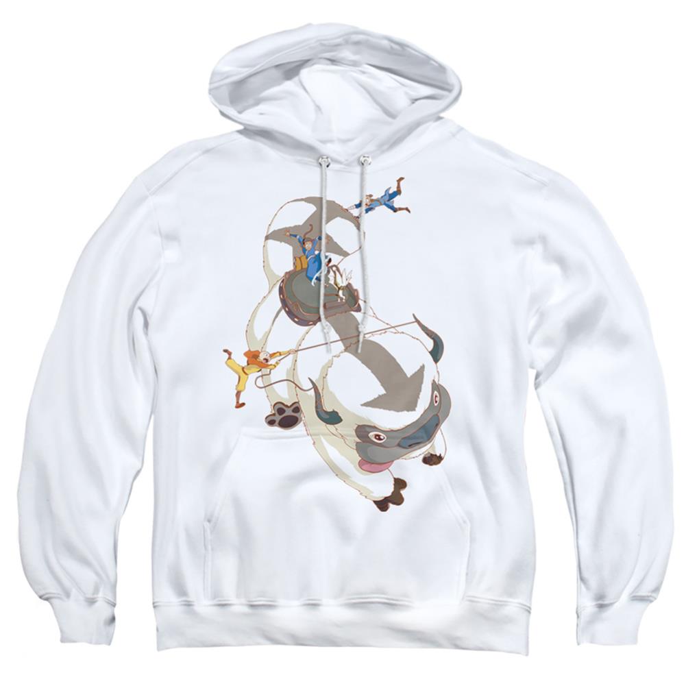 Avatar The Last Airbender Hang On Appa Men's Pull-Over 75 25 Poly Hoodie