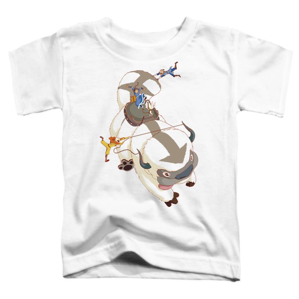 Avatar The Last Airbender Hang On Appa Toddler 18/1 Cotton Short-Sleeve T-Shirt