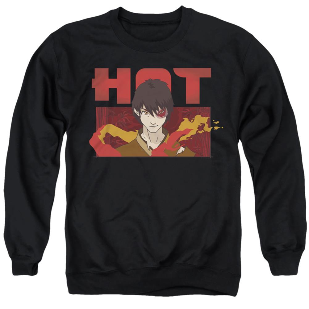 Avatar The Last Airbender Hot Zuko Men's Crewneck 50 50 Poly Long-Sleeve T-Shirt