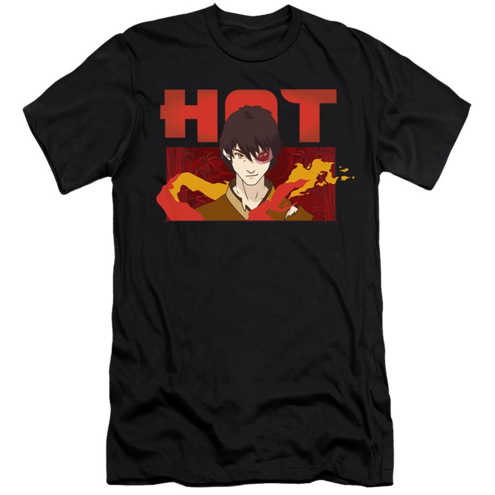 Avatar The Last Airbender Hot Zuko Men's Ultra-Soft 30/1 Cotton Slim Short-Sleeve T-Shirt
