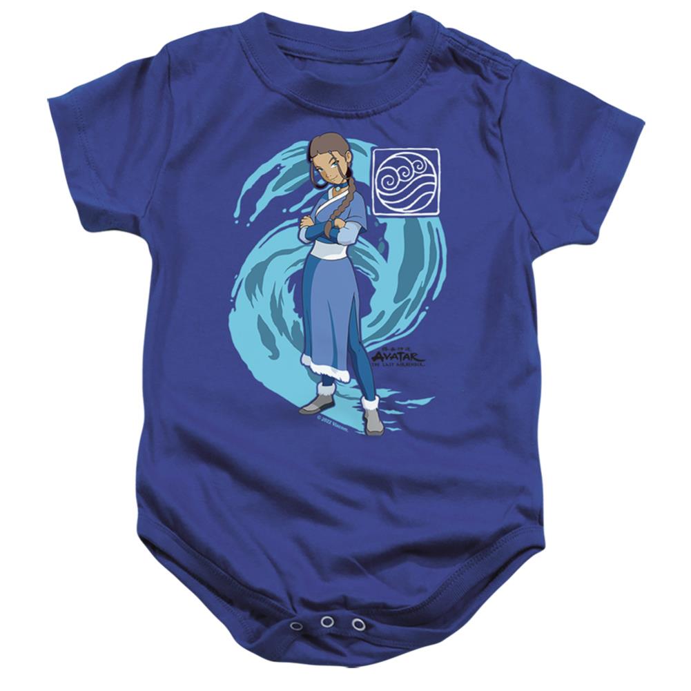Avatar The Last Airbender Katara Water Wave Infant's Cotton SS Snapsuit