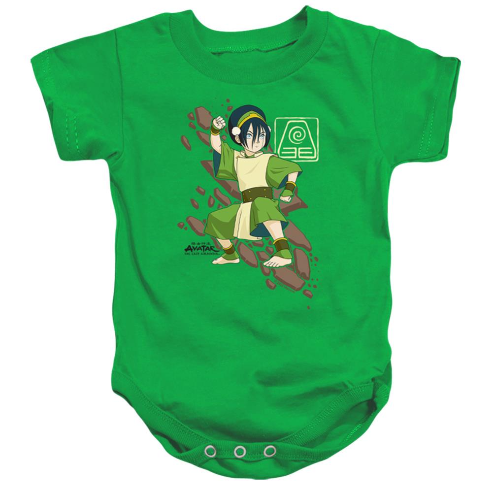 Avatar The Last Airbender Toph Rock Slide Infant's Cotton SS Snapsuit