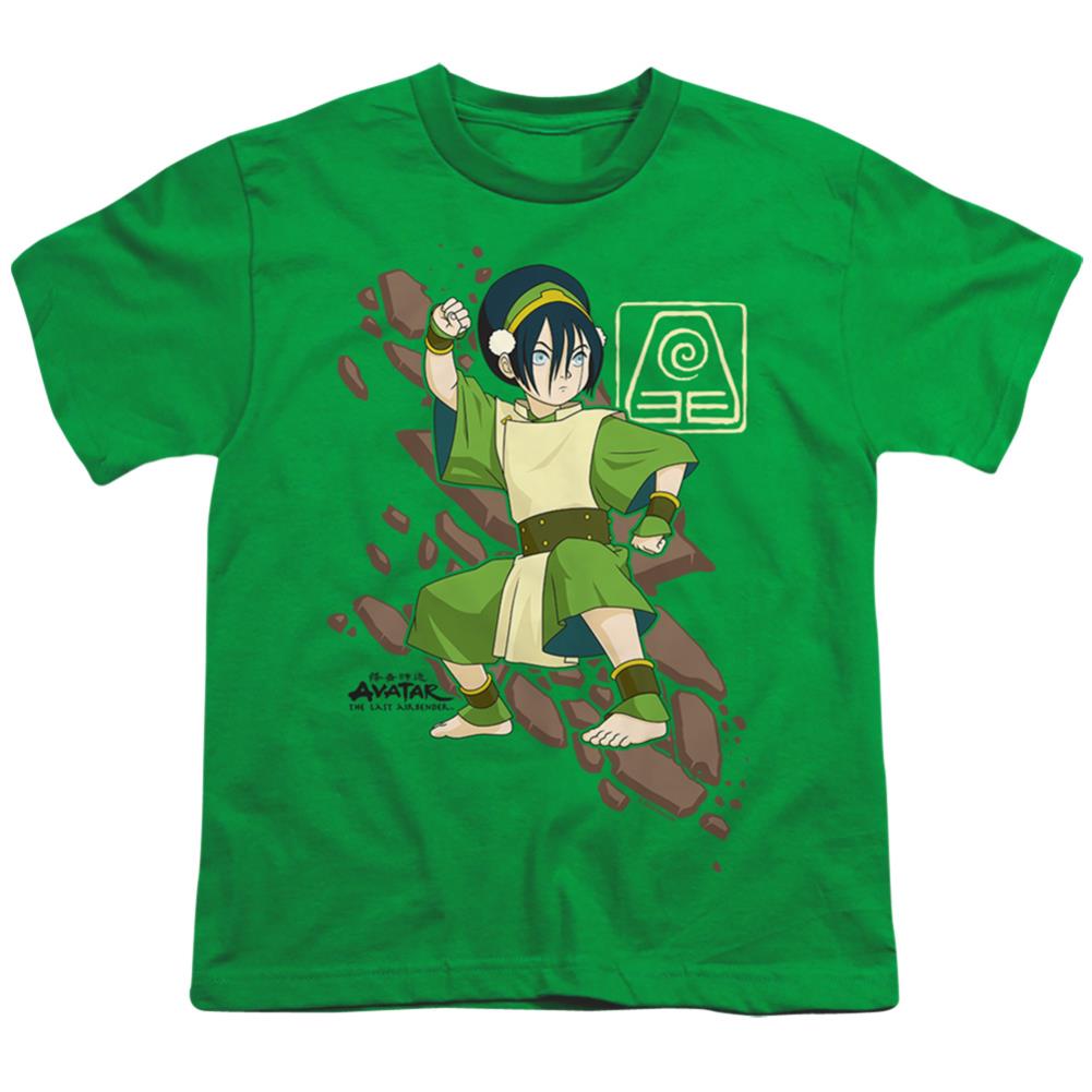 Avatar The Last Airbender Toph Rock Slide Youth 18/1 100% Cotton Short-Sleeve T-Shirt