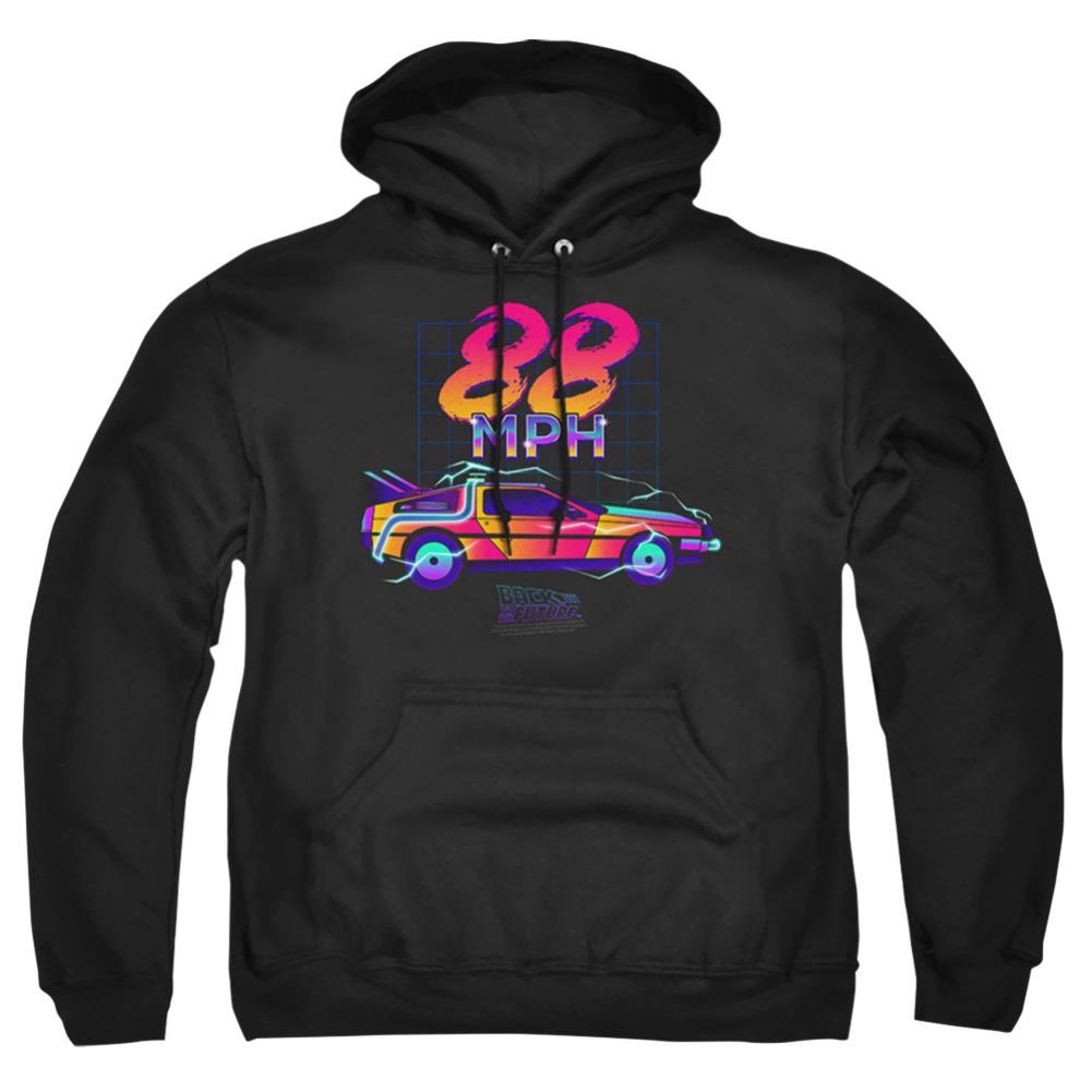 Back To The Future 88 Mph Men's Pull-Over 75 25 Poly Hoodie