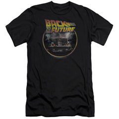 Back To The Future Back Men's Ultra-Soft 30/1 Cotton Slim Short-Sleeve T-Shirt
