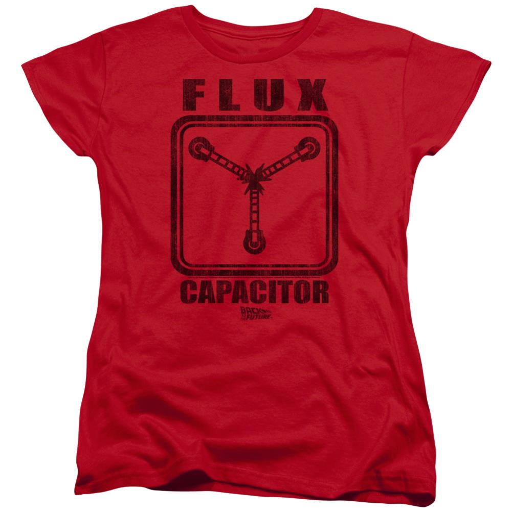 Back To The Future Flux Capacitor Women's 18/1 Cotton Short-Sleeve T-Shirt