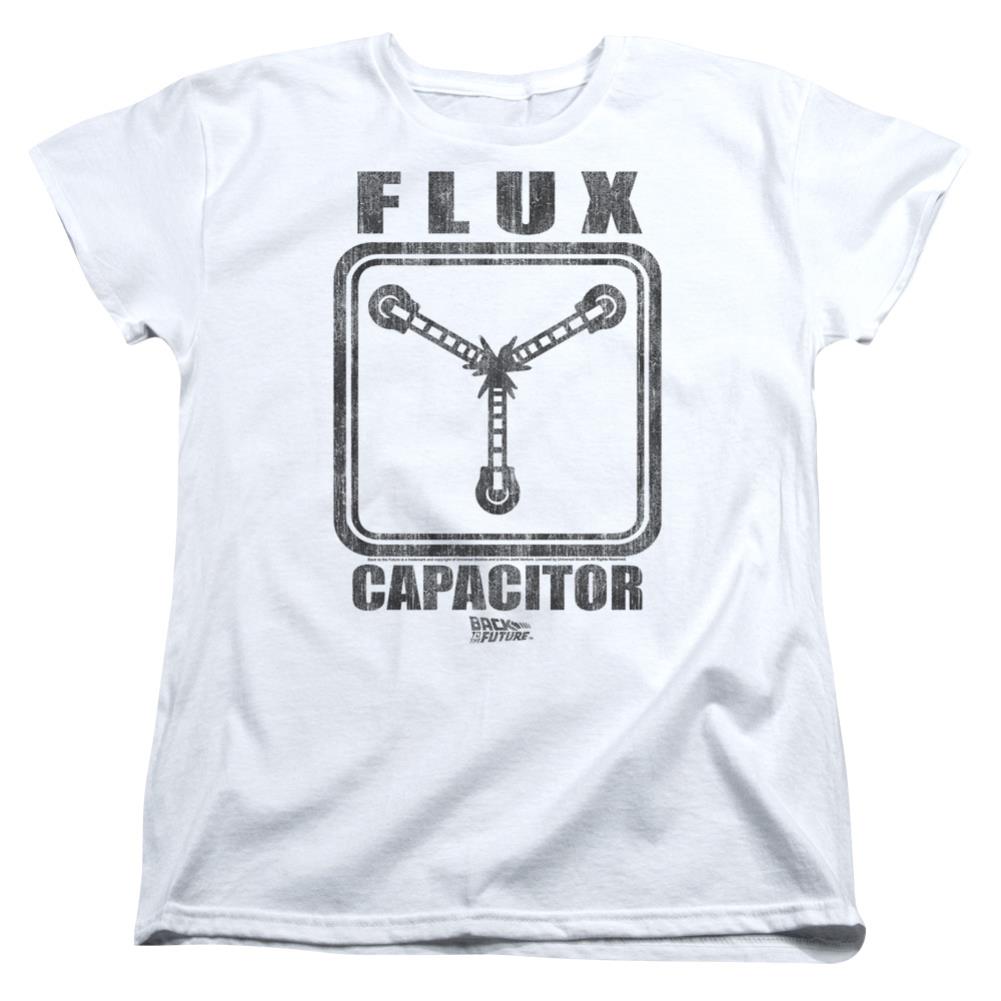 Back To The Future Flux Capacitor Women's 18/1 Cotton Short-Sleeve T-Shirt