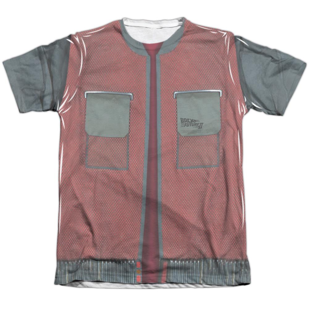 Back To The Future Future Jacket Men's Regular Fit Poly Cotton Short-Sleeve T-Shirt
