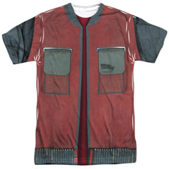 Back To The Future Future Jacket Men's Regular Fit Polyester Short-Sleeve T-Shirt