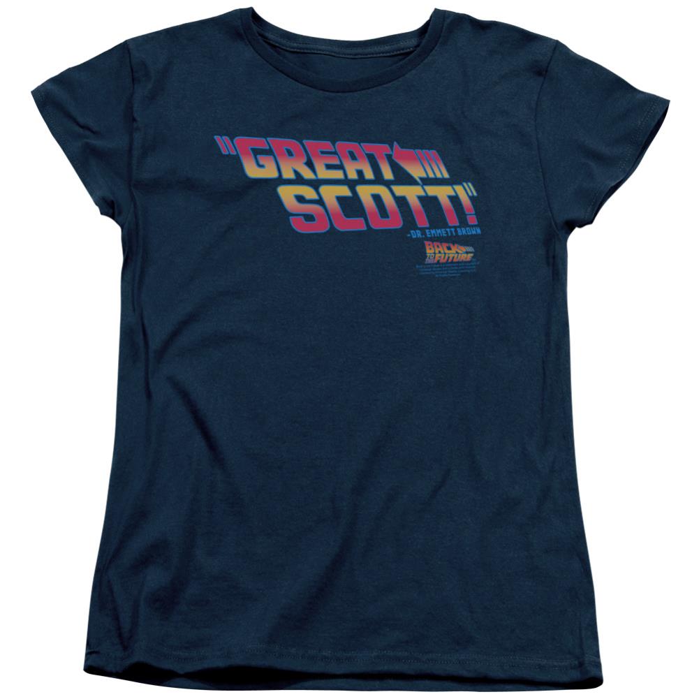 Back To The Future Great Scott Women's 18/1 Cotton Short-Sleeve T-Shirt