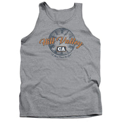 Back To The Future Hill Valley Men's 18/1 Cotton Tank Top