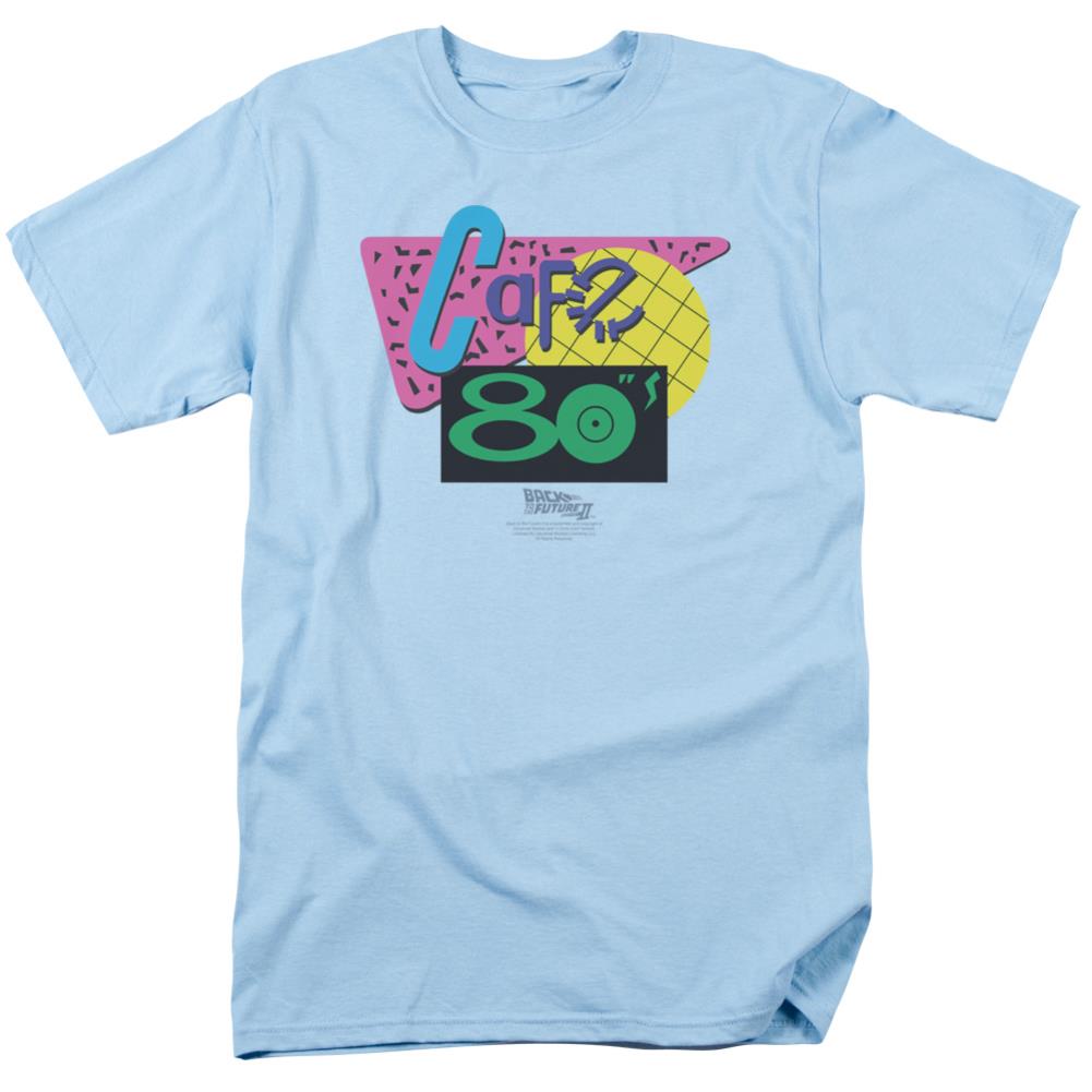 Back To The Future II Cafe 80s Men's 18/1 Cotton Short-Sleeve T-Shirt