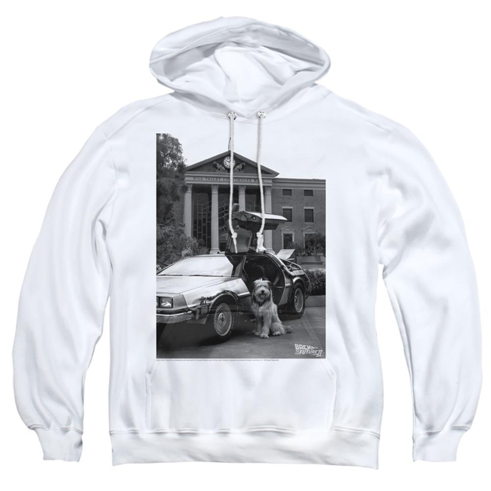 Back To The Future II Einstein Men's Pull-Over 75 25 Poly Hoodie