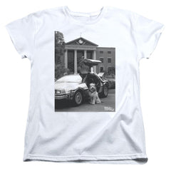 Back To The Future II Einstein Women's 18/1 Cotton Short-Sleeve T-Shirt