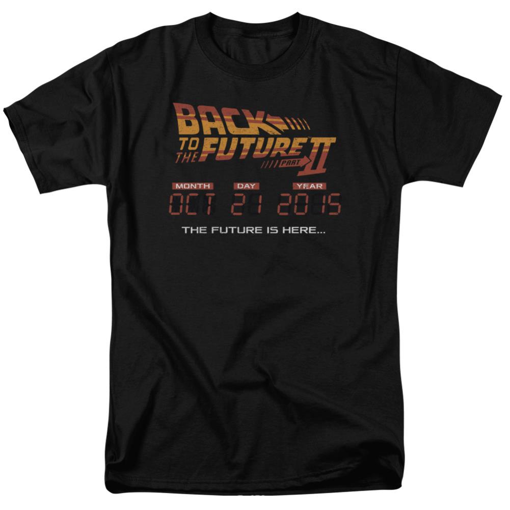 Back To The Future II Future Is Here Men's 18/1 Cotton Short-Sleeve T-Shirt