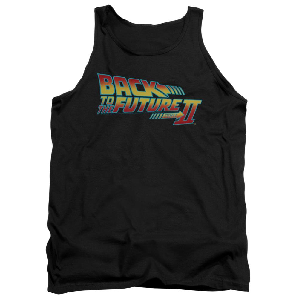 Back To The Future II Logo Men's 18/1 Cotton Tank Top