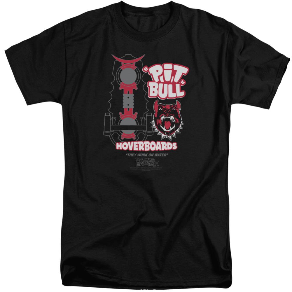 Back To The Future II Pit Bull Men's 18/1 Tall Cotton Short-Sleeve T-Shirt