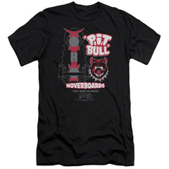 Back To The Future II Pit Bull Men's Ultra-Soft 30/1 Cotton Slim Short-Sleeve T-Shirt